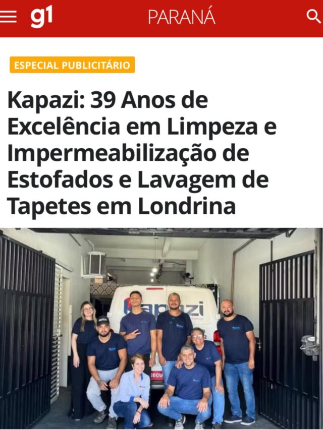 impermeabilização e limpeza de sofás em Londrina realizada pela Kapazi